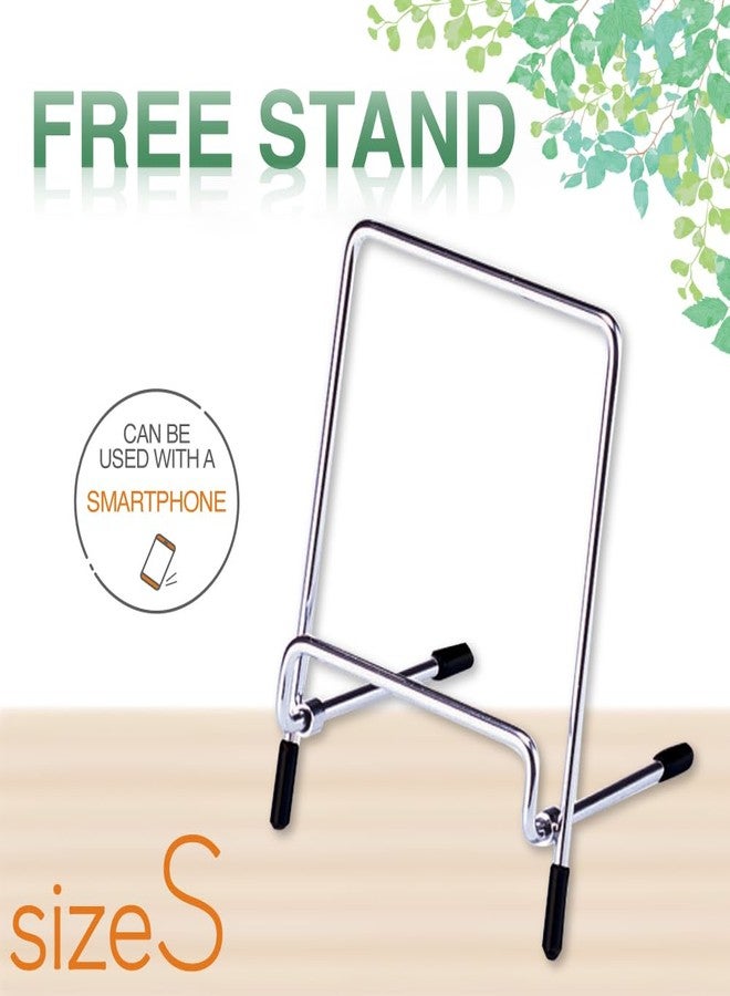 Asmix Asuka DB521 Free Plate stands for Display Decorative Plate Book,Photo Easel small, Silver 4inch Display stands - Image 2